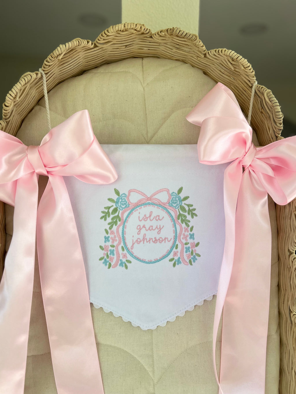 Personalized Newborn Baby Name Announcement Banner