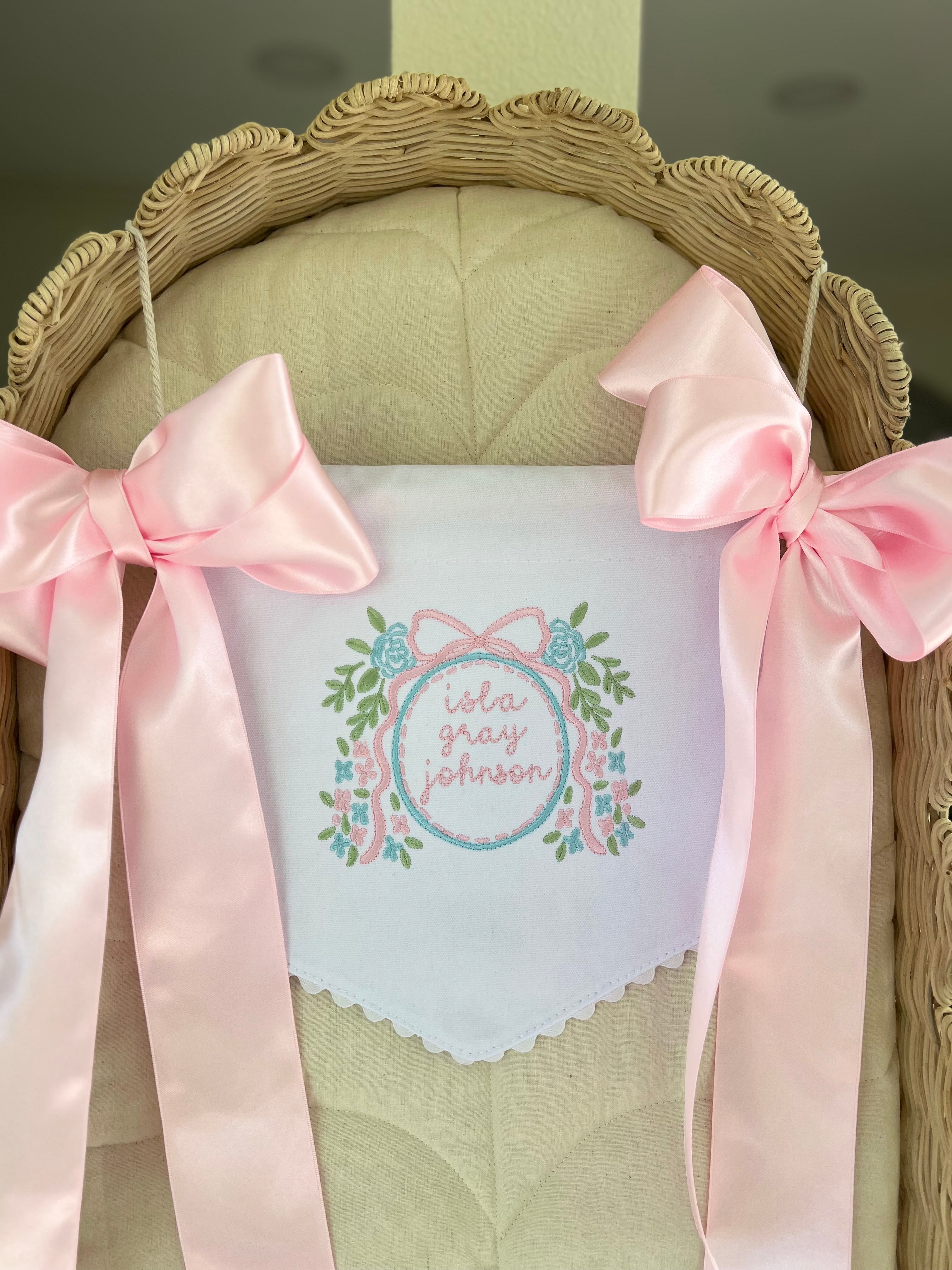 Personalized Newborn Baby Name Announcement Banner